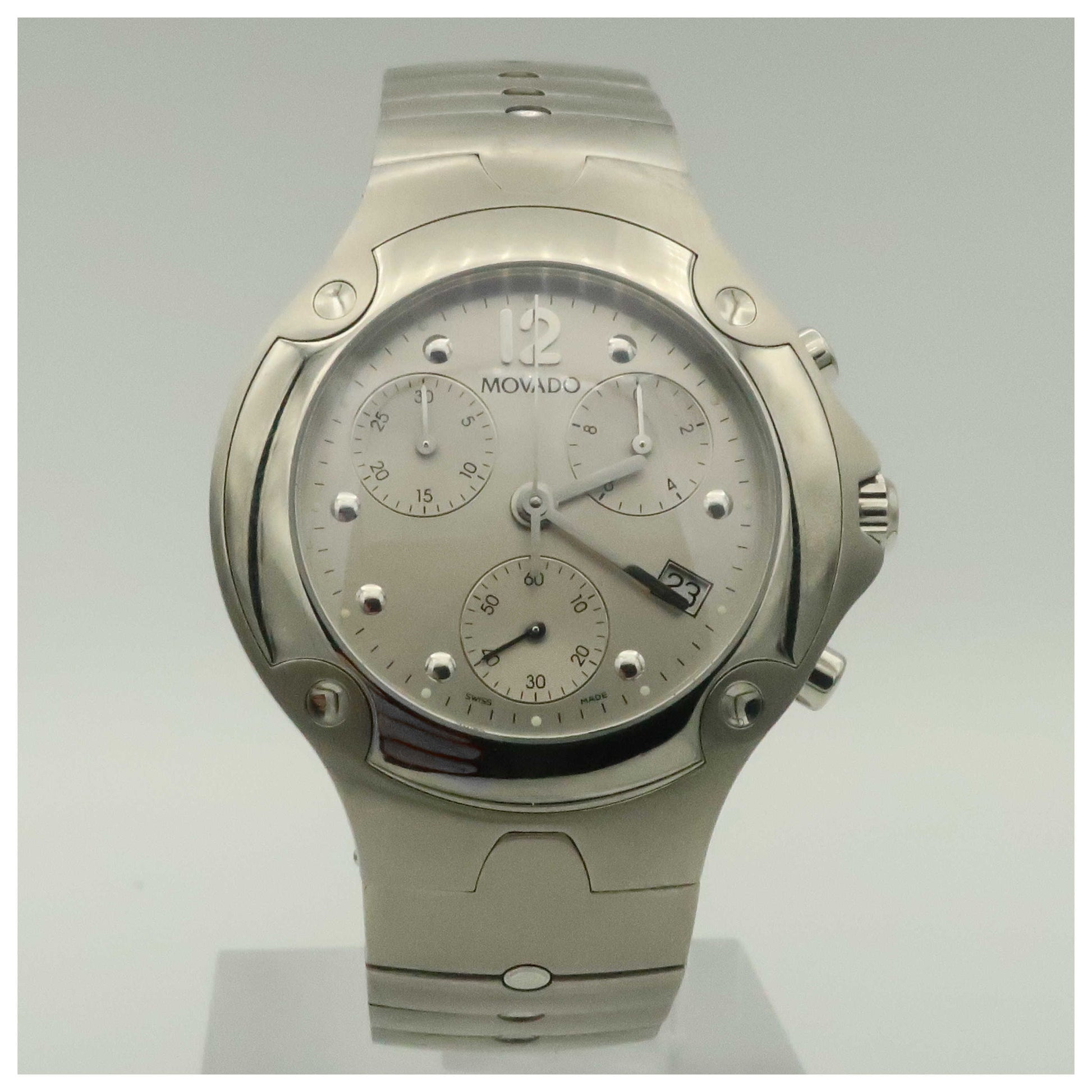 Front view of Movado Sports Edition Men's Swiss Quartz (Battery-Powered) Watch 0604769-PO3