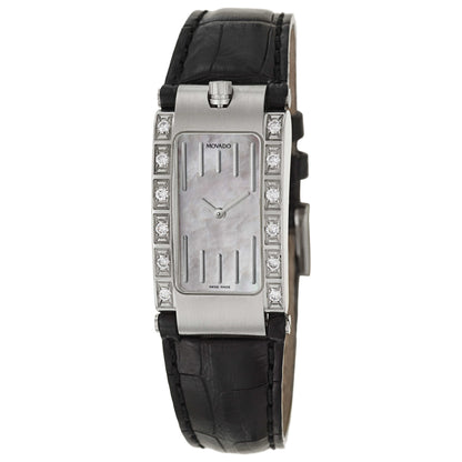 Front view of Movado Elliptica Women's Swiss Quartz (Battery-Powered) Watch 0604863
