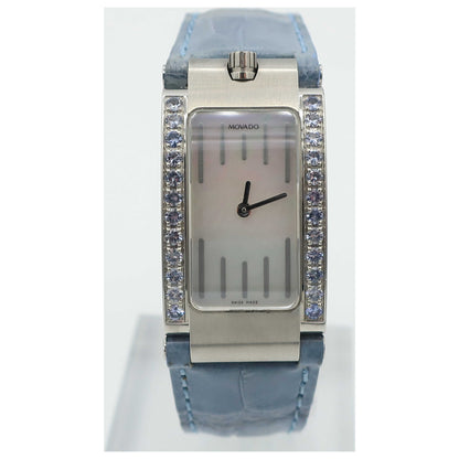 Front view of Movado Elliptica Women's Swiss Quartz (Battery-Powered) Watch 0604900-SD2