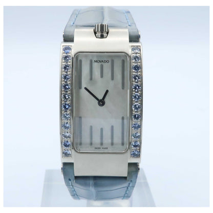 Front view of Movado Elliptica Women's Swiss Quartz (Battery-Powered) Watch 0604900-SD