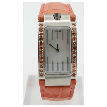 Front view of Movado Elliptica Women's Swiss Quartz (Battery-Powered) Watch 0604902-SDV