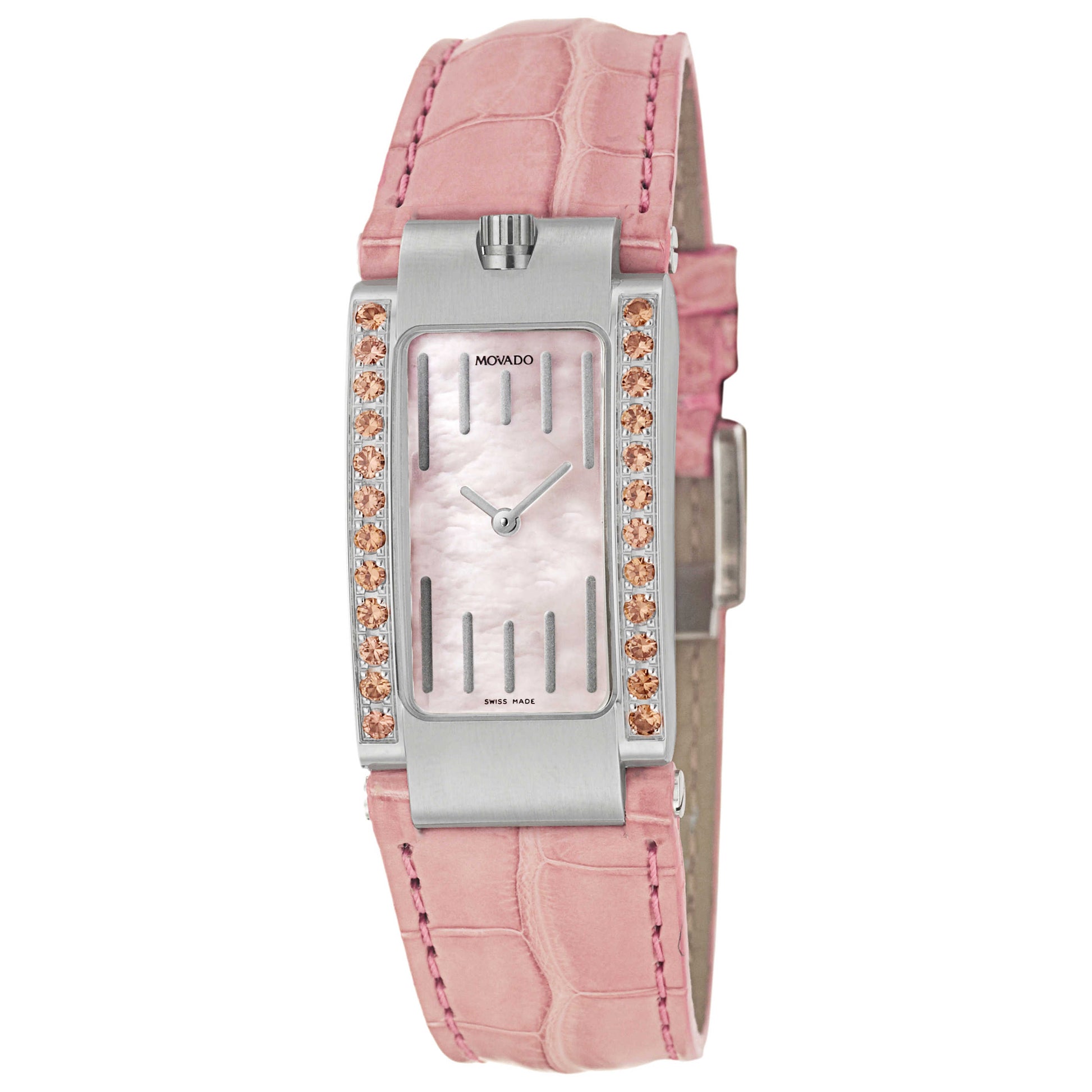 Front view of Movado Elliptica Women's Swiss Quartz (Battery-Powered) Watch 0604902