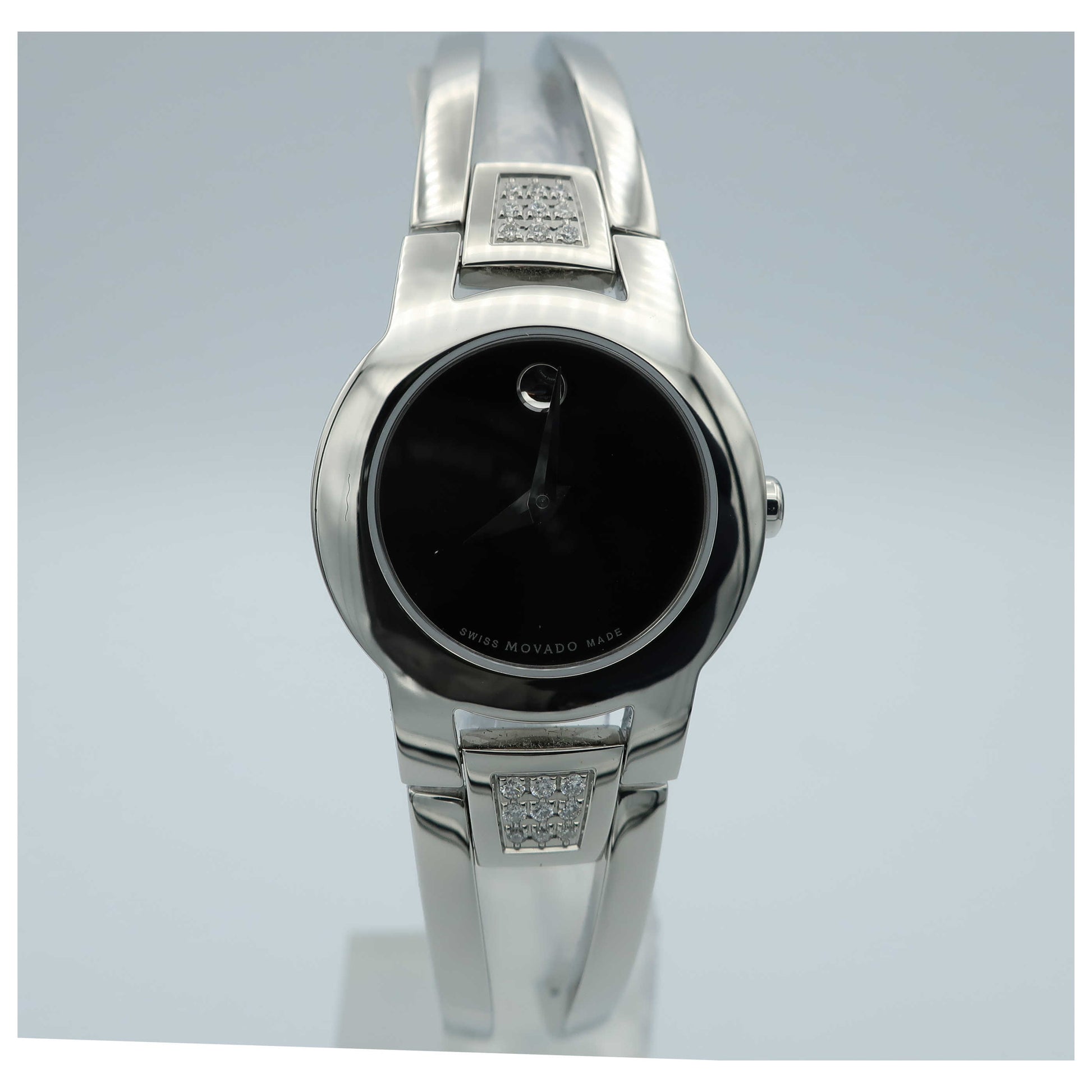 Front view of Movado Amorosa Women's Swiss Quartz (Battery-Powered) Watch 0604982-SD