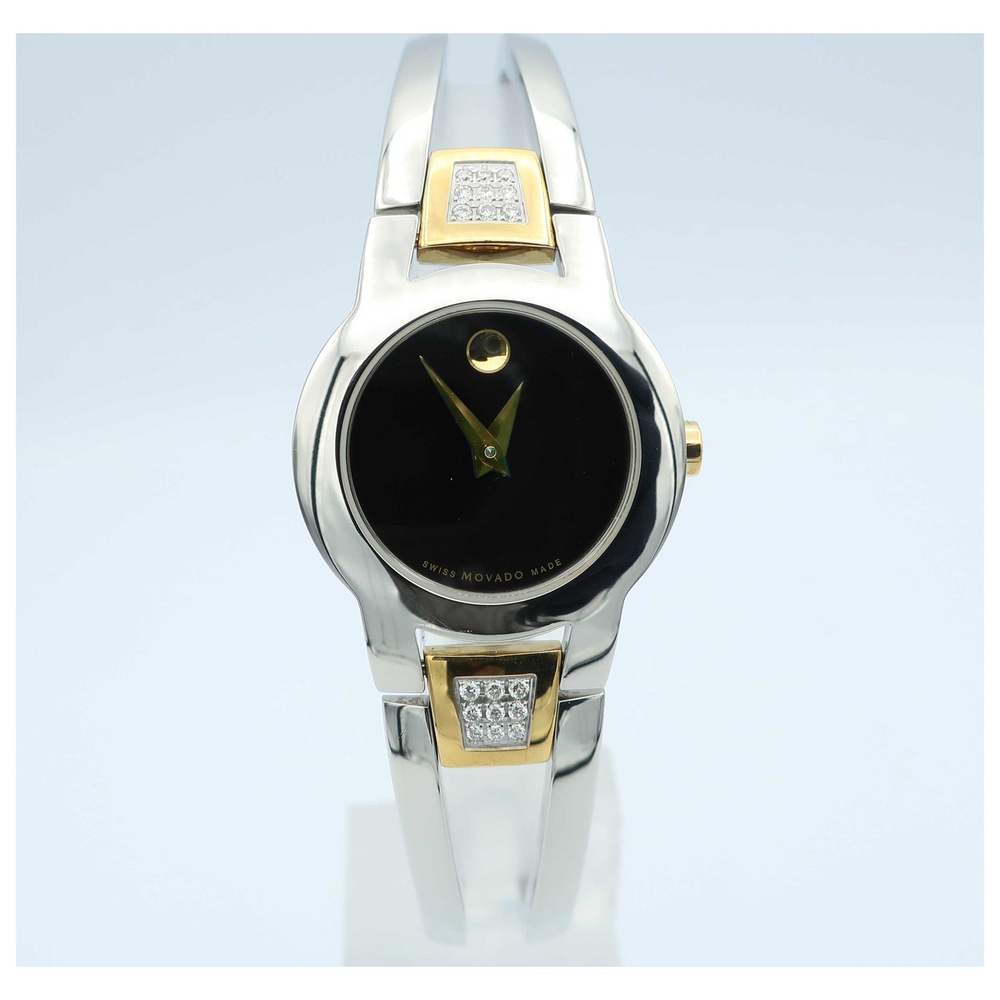 Front view of Movado Amorosa Women's Swiss Quartz (Battery-Powered) Watch 0604983-SD