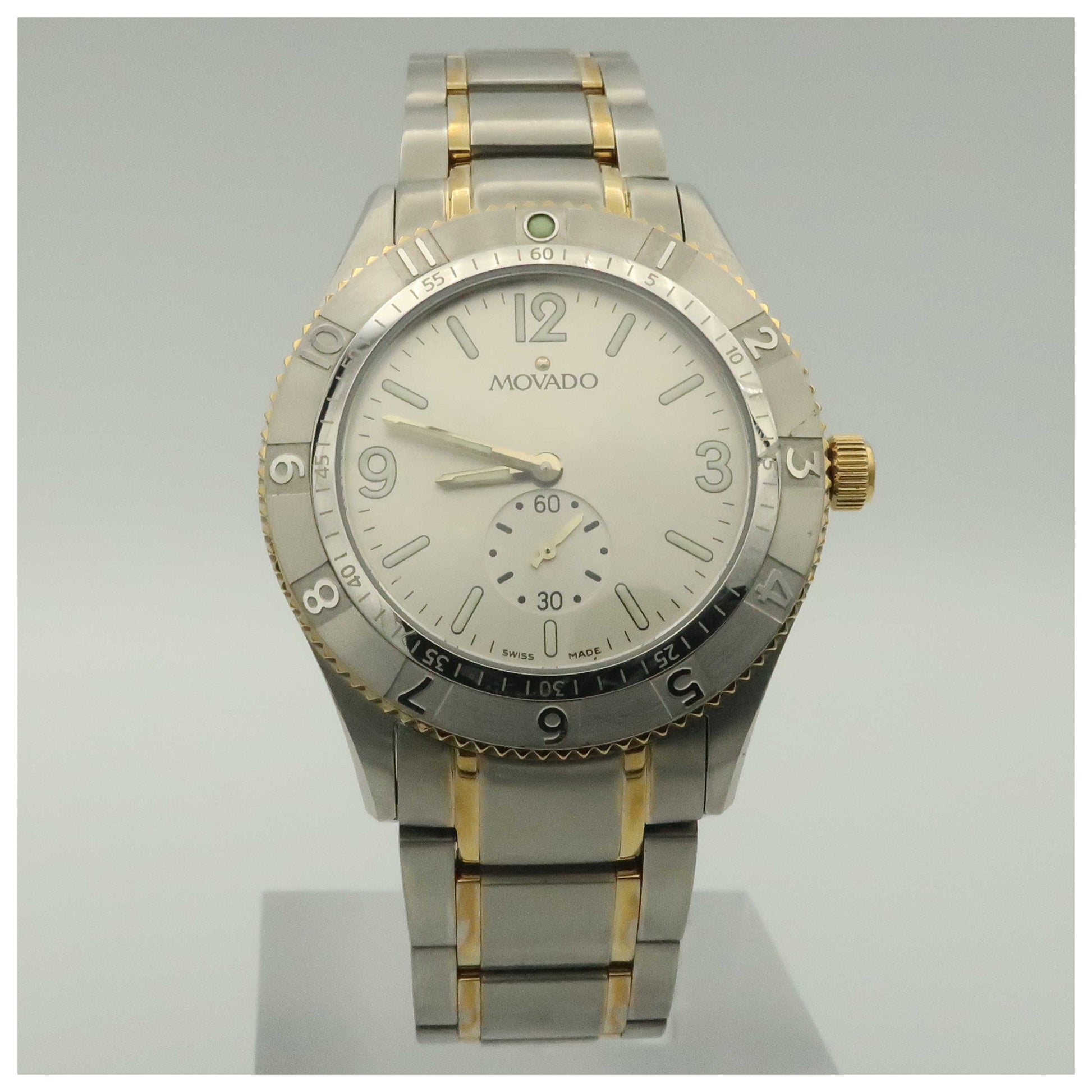 Front view of Movado Gentry Sport Men's Swiss Quartz (Battery-Powered) Watch 0604998-PO