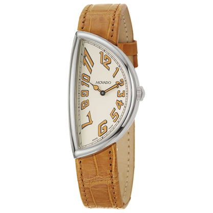 Front view of Movado Semi Moon Men's Swiss Quartz (Battery-Powered) Watch 0605003