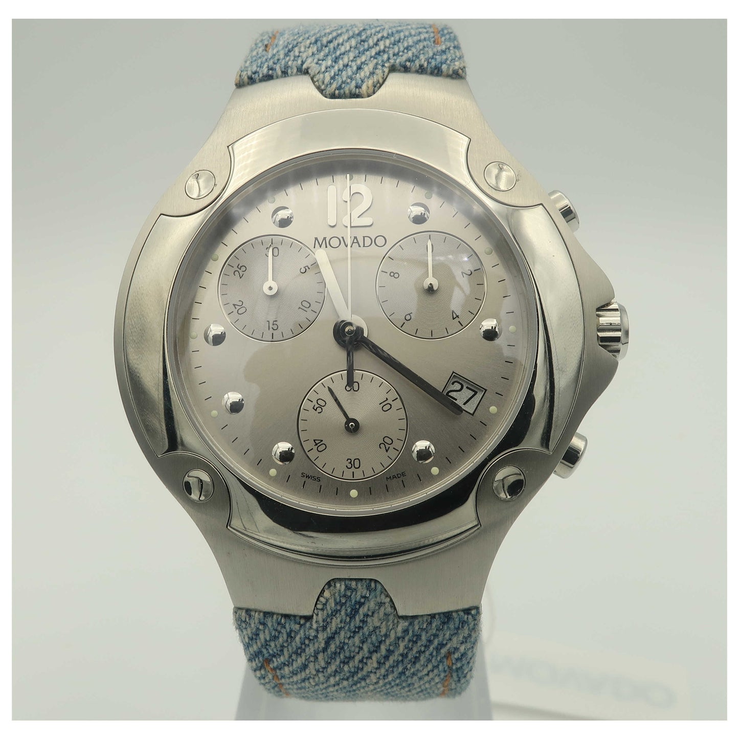 Front view of Movado Sports Edition Men's Swiss Quartz (Battery-Powered) Watch 0605085-SDV