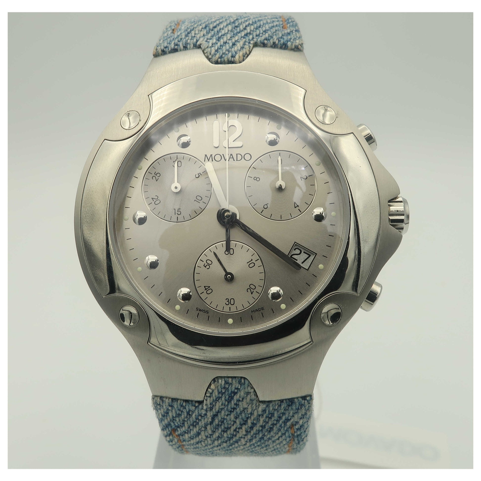 Front view of Movado Sports Edition Men's Swiss Quartz (Battery-Powered) Watch 0605085-SDV