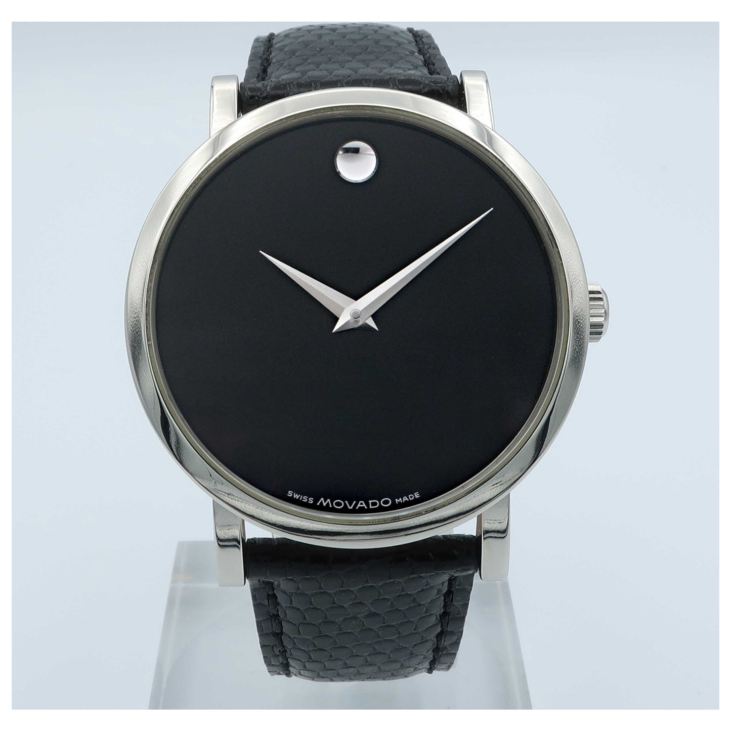 Front view of Movado Museum Men's Automatic Watch 0605095-SDV