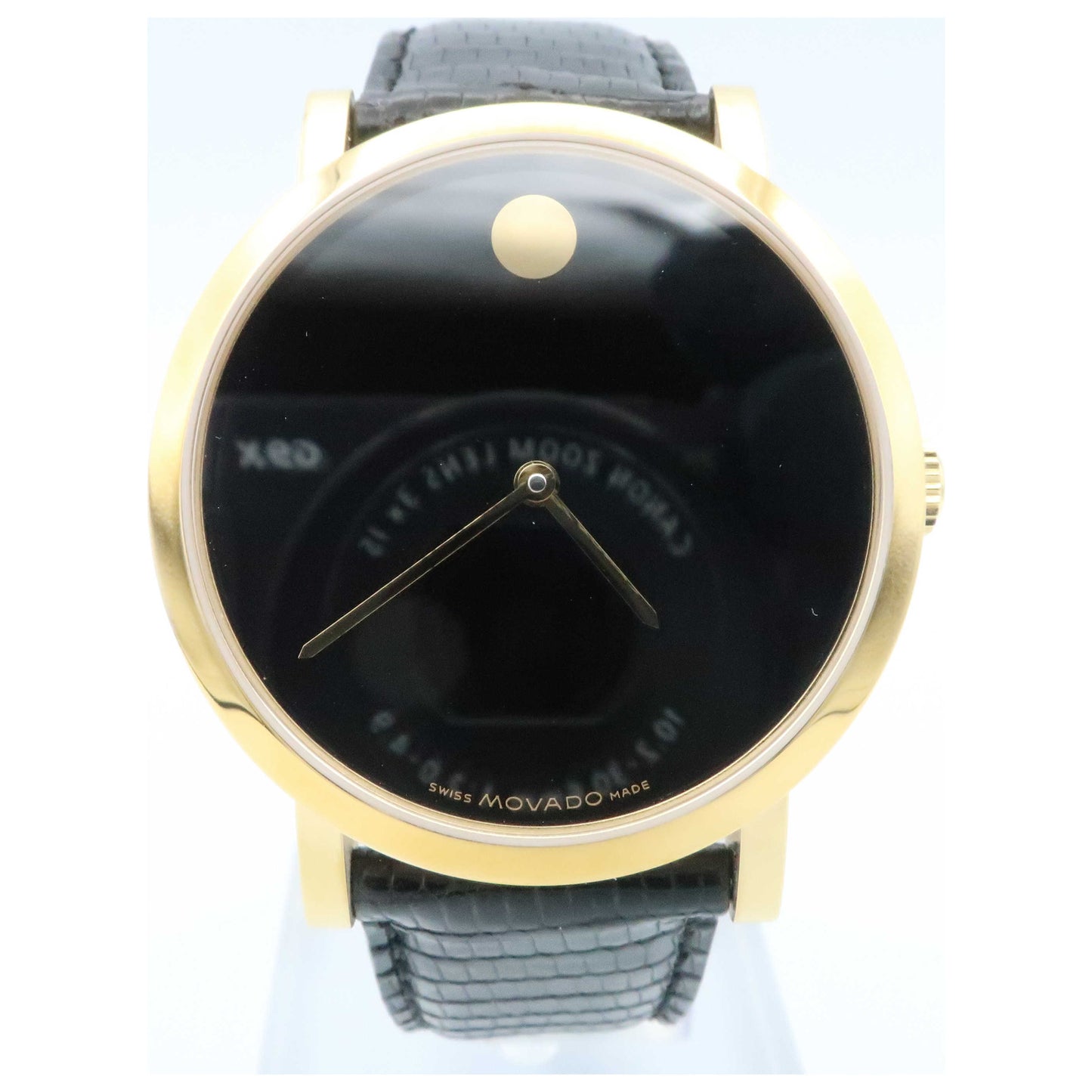 Front view of Movado Museum Men's Automatic Watch 0605109-SDV