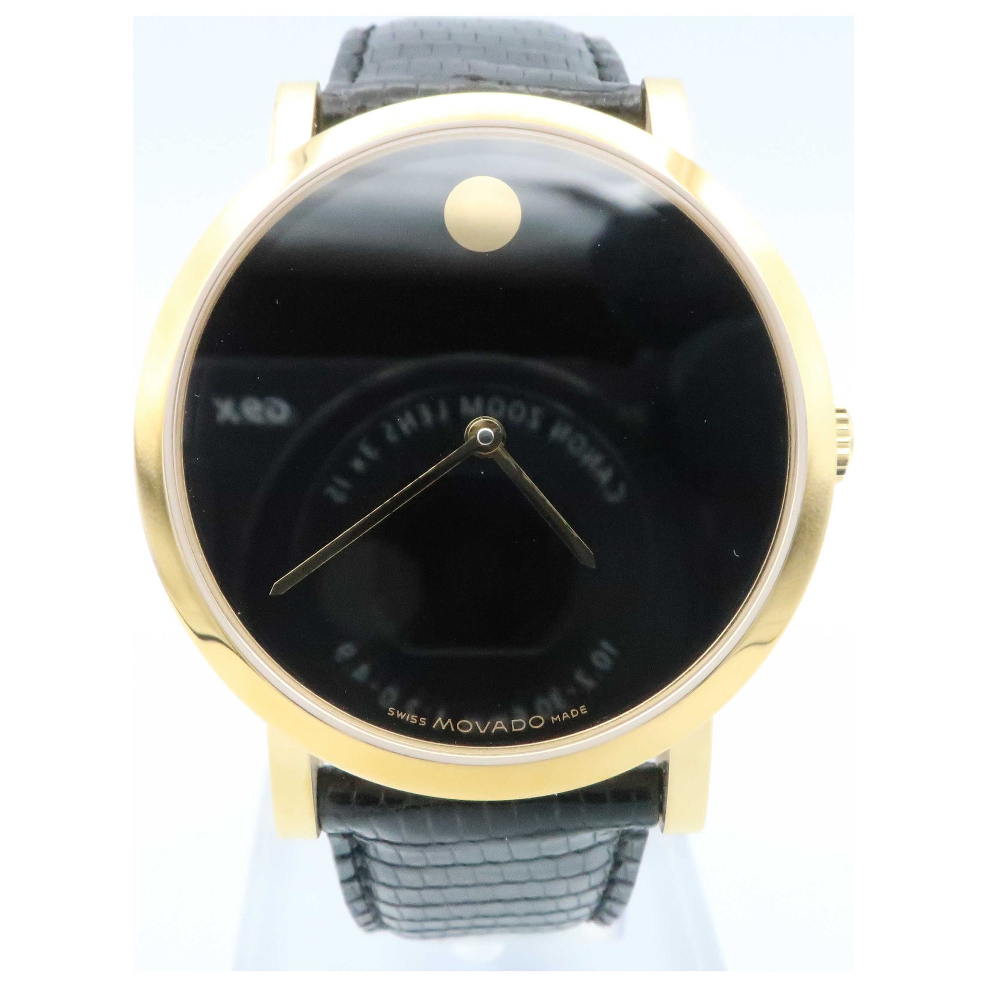 Front view of Movado Museum Men's Automatic Watch 0605109-SDV