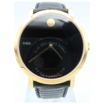 Front view of Movado Museum Men's Automatic Watch 0605109-SDV