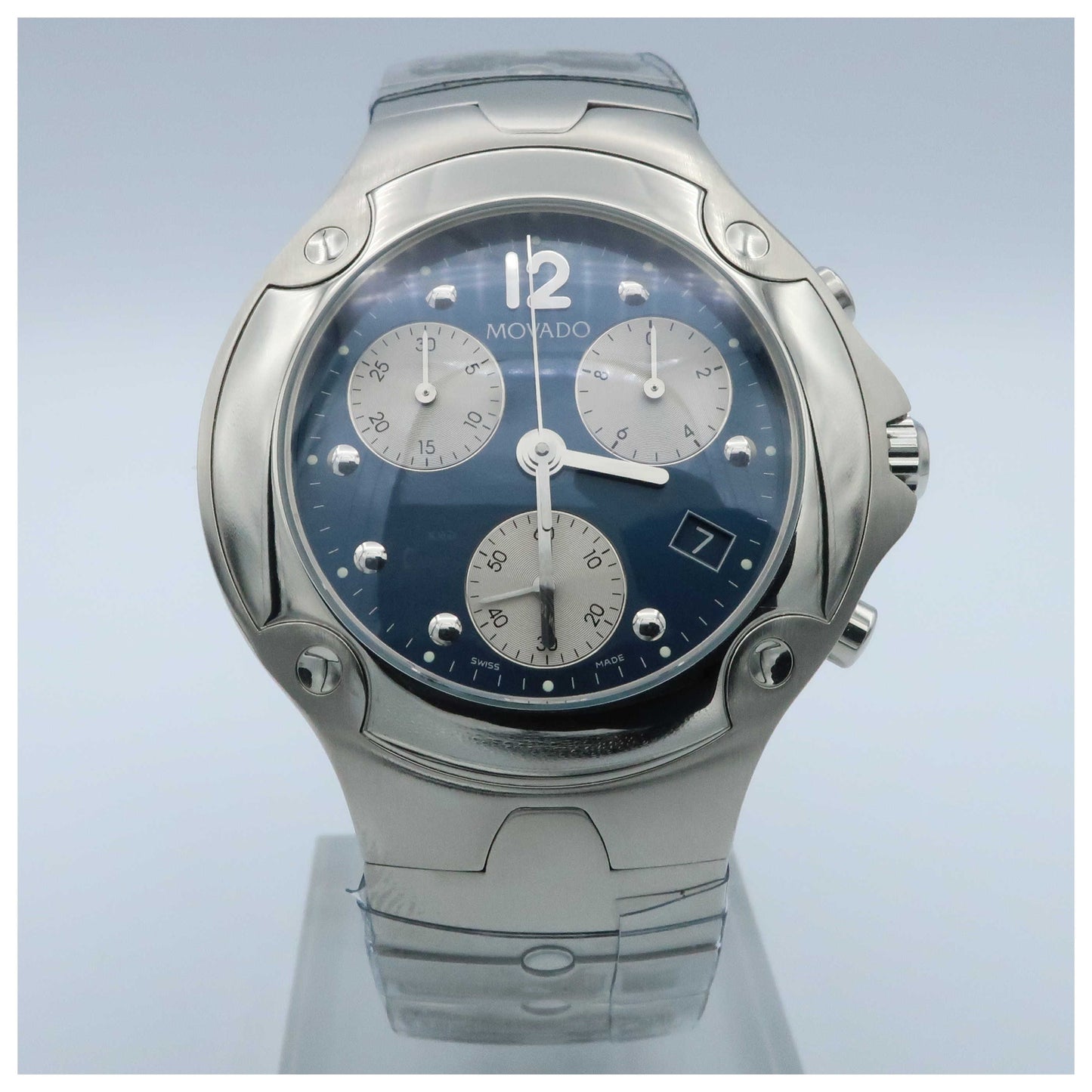 Front view of Movado Sports Edition Men's Swiss Quartz (Battery-Powered) Watch 0605154-PO2