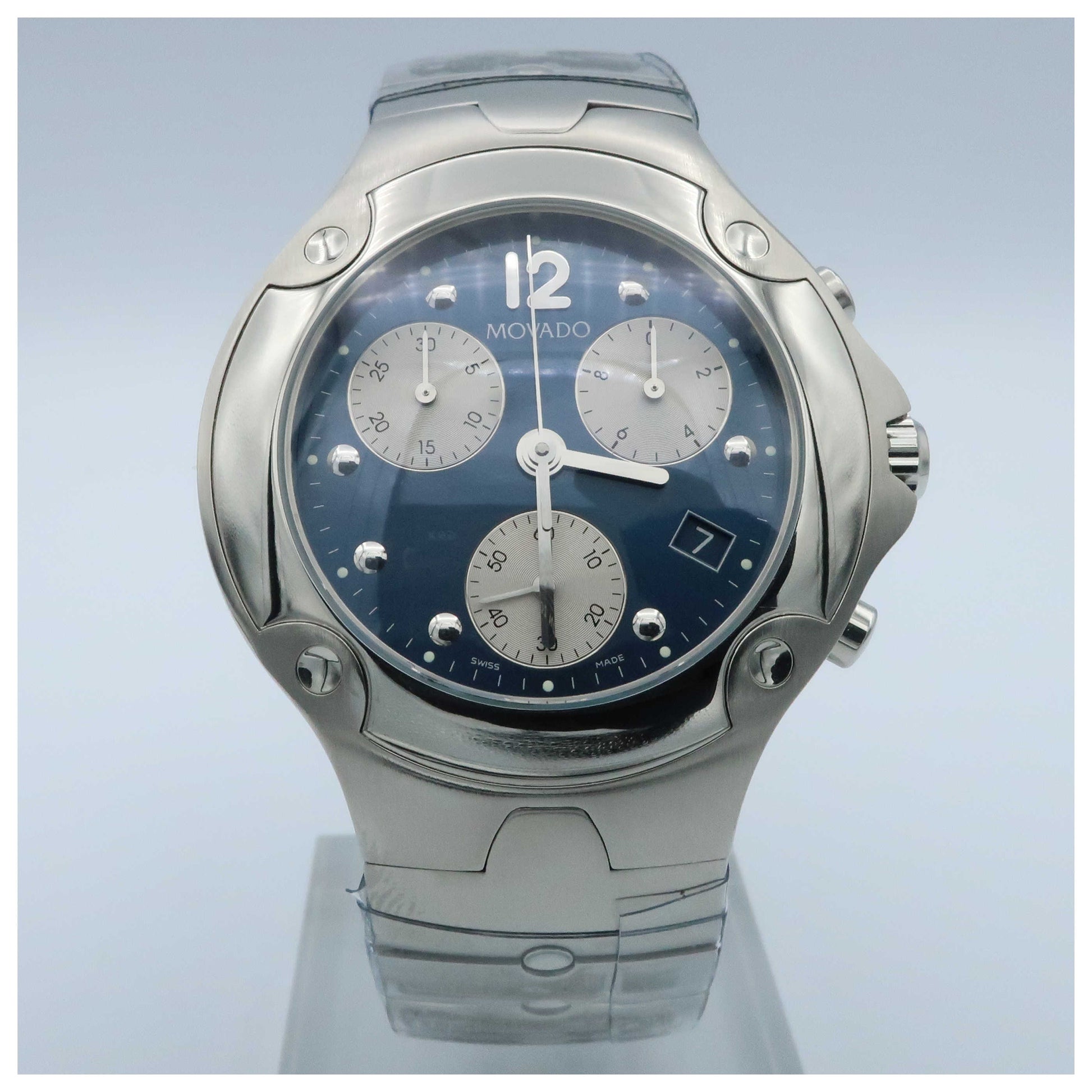 Front view of Movado Sports Edition Men's Swiss Quartz (Battery-Powered) Watch 0605154-PO2