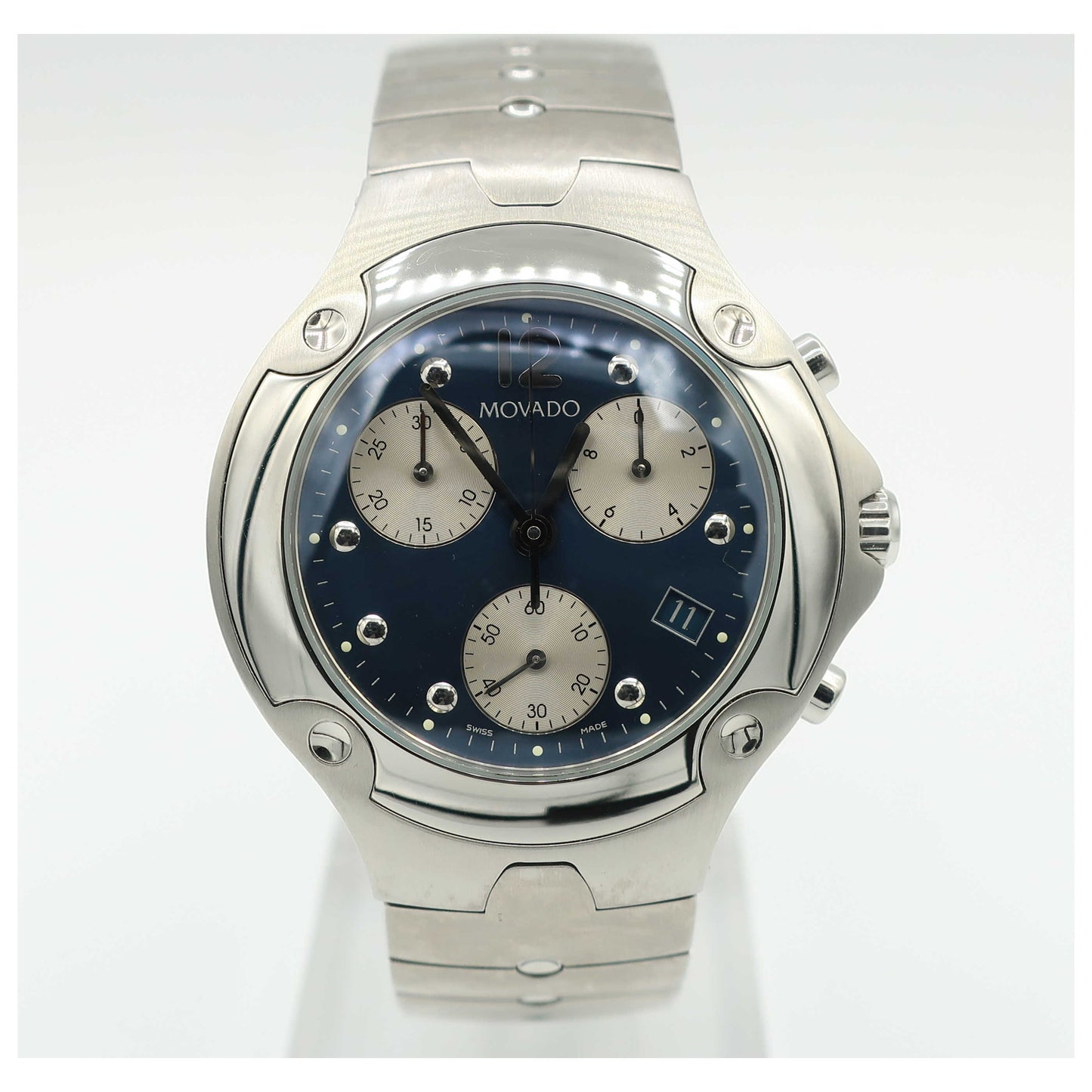 Front view of Movado Sports Edition Men's Swiss Quartz (Battery-Powered) Watch 0605154-SD