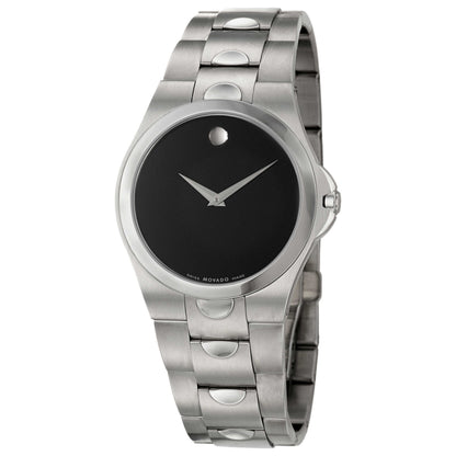 Front view of Movado Luno Men's Quartz Watch 0605556