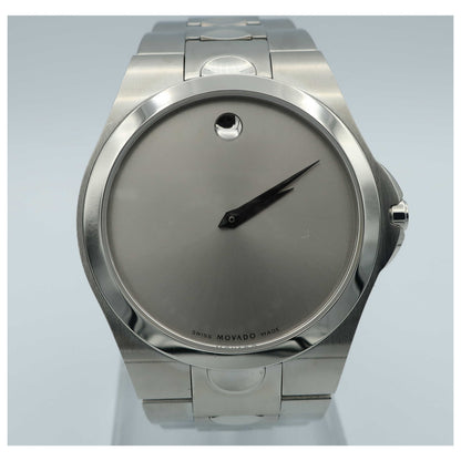 Front view of Movado Luno Men's Swiss Quartz (Battery-Powered) Watch 0605557-PO2