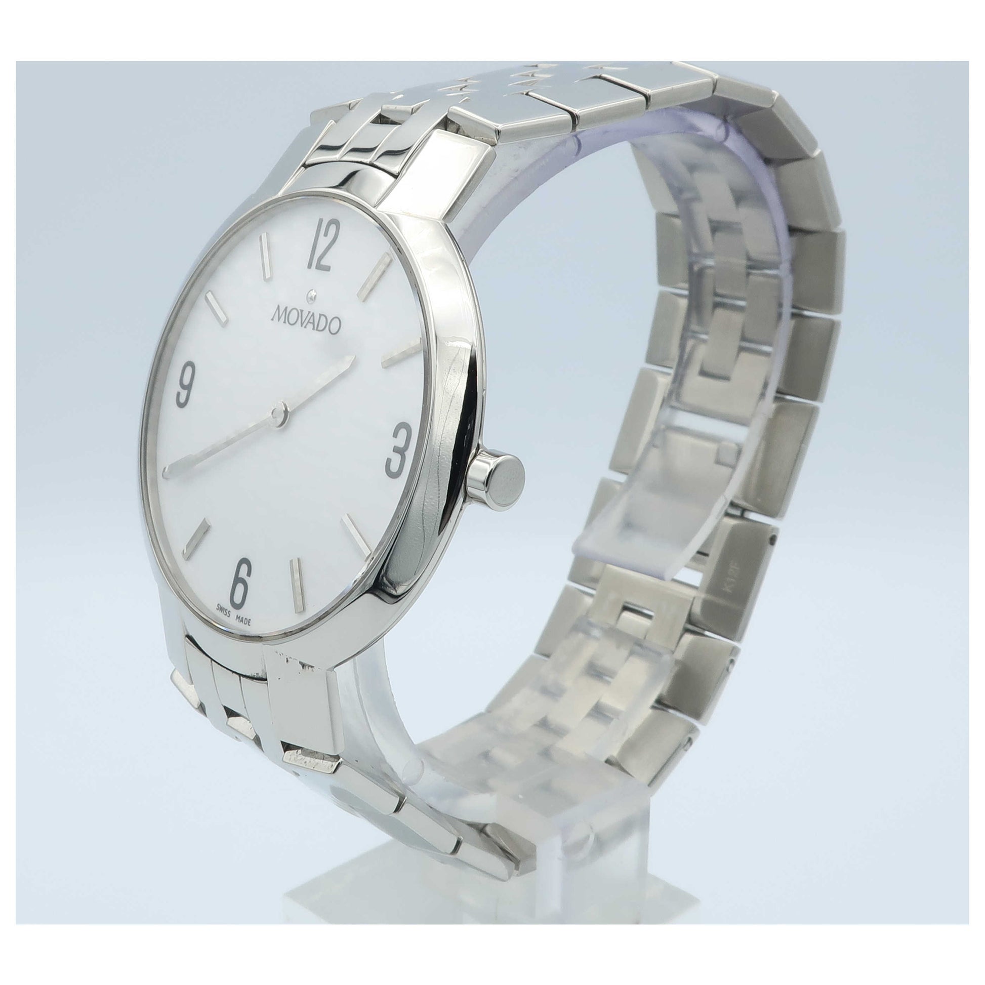 Movado Faceto Men's Swiss Quartz (Battery-Powered) Watch 0605565-PO - Image #4
