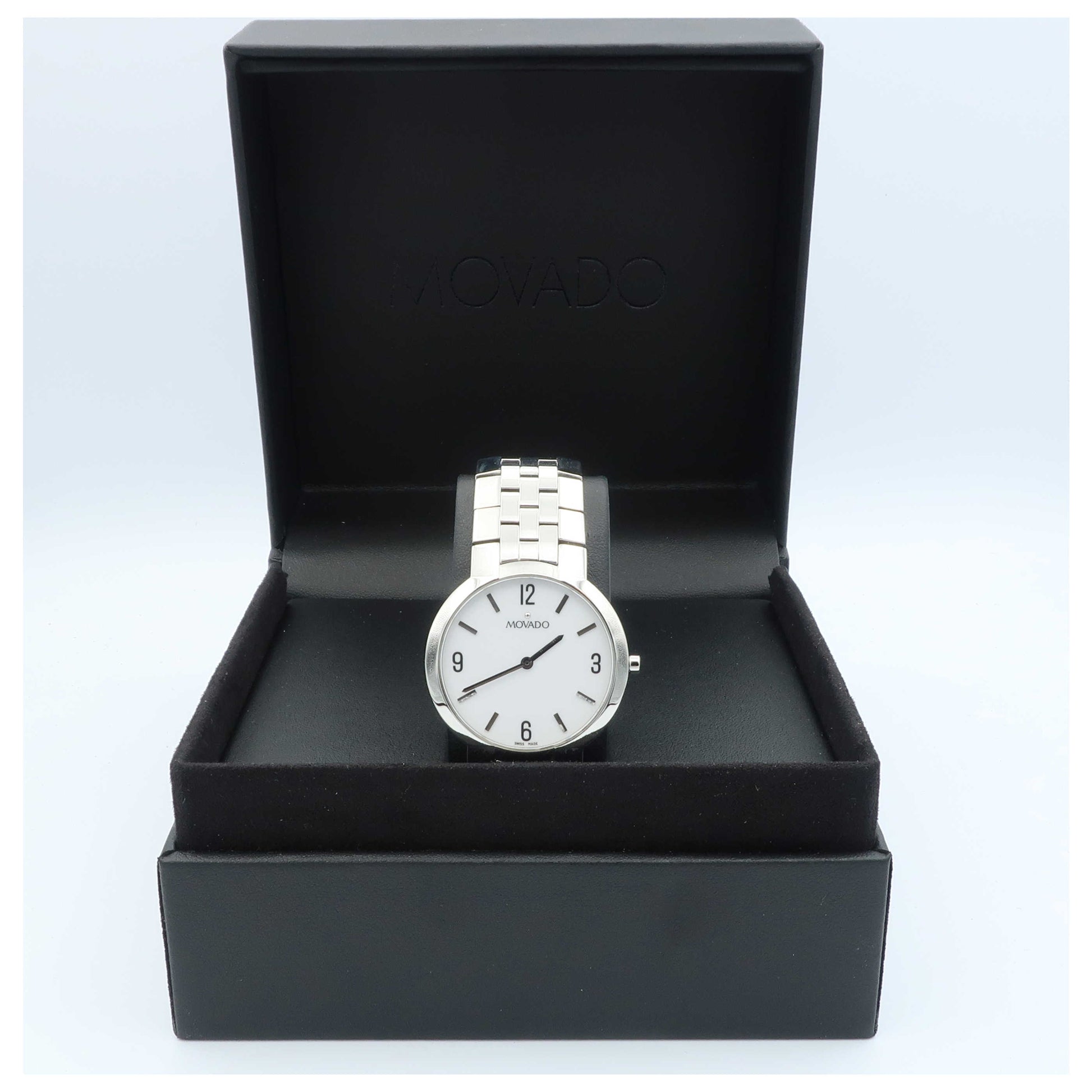 Movado Faceto Men's Swiss Quartz (Battery-Powered) Watch 0605565-PO - Image #6