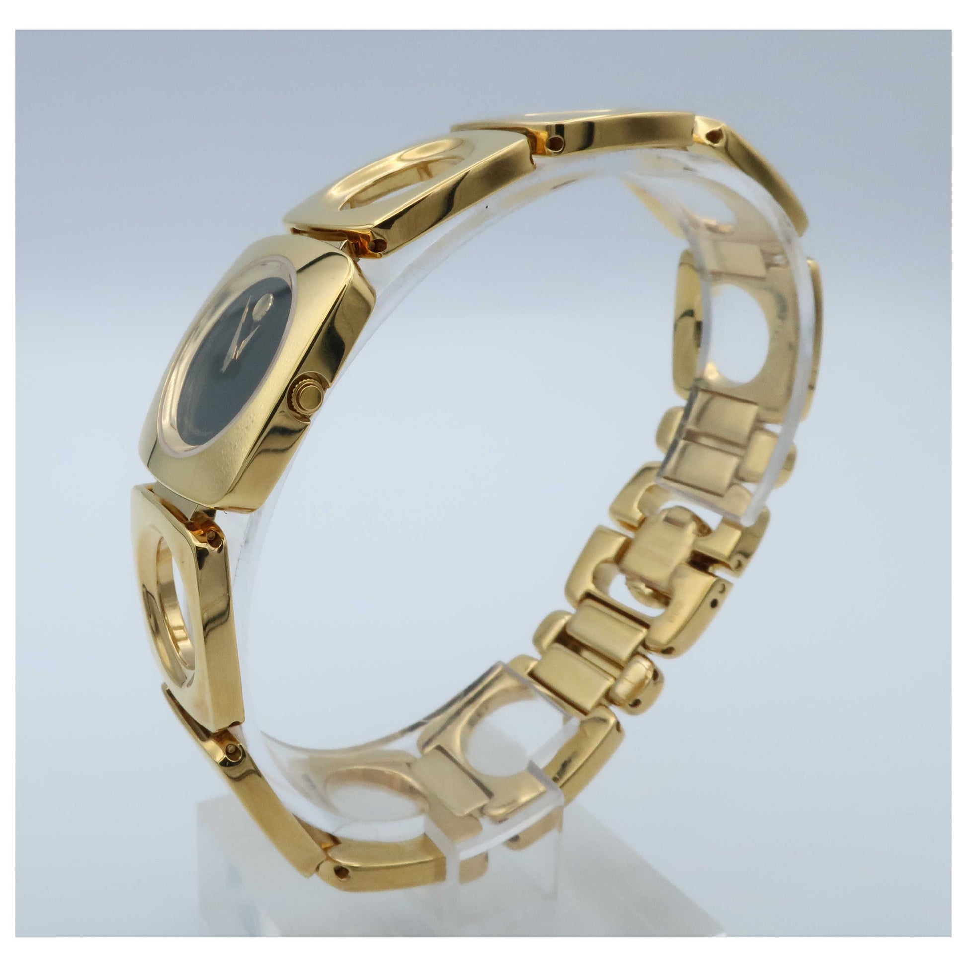 Movado Dolca Women's Swiss Quartz (Battery-Powered) Watch 0605588-BLK-PO - Image #4