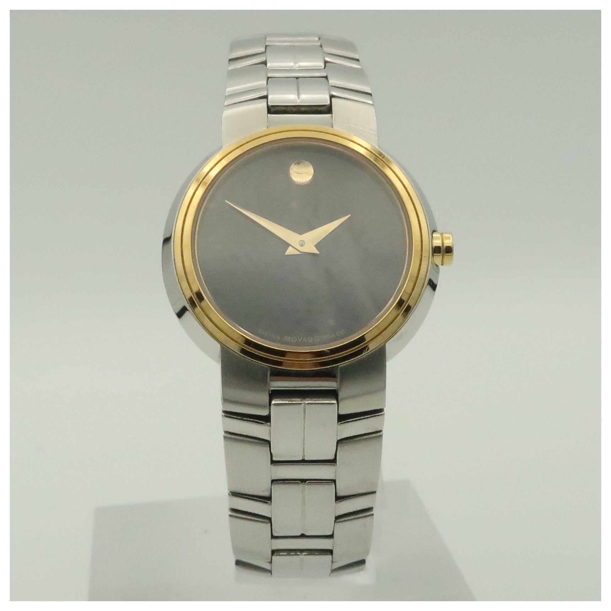 Front view of Movado Collection Women's Swiss Quartz (Battery-Powered) Watch 0605594-PO