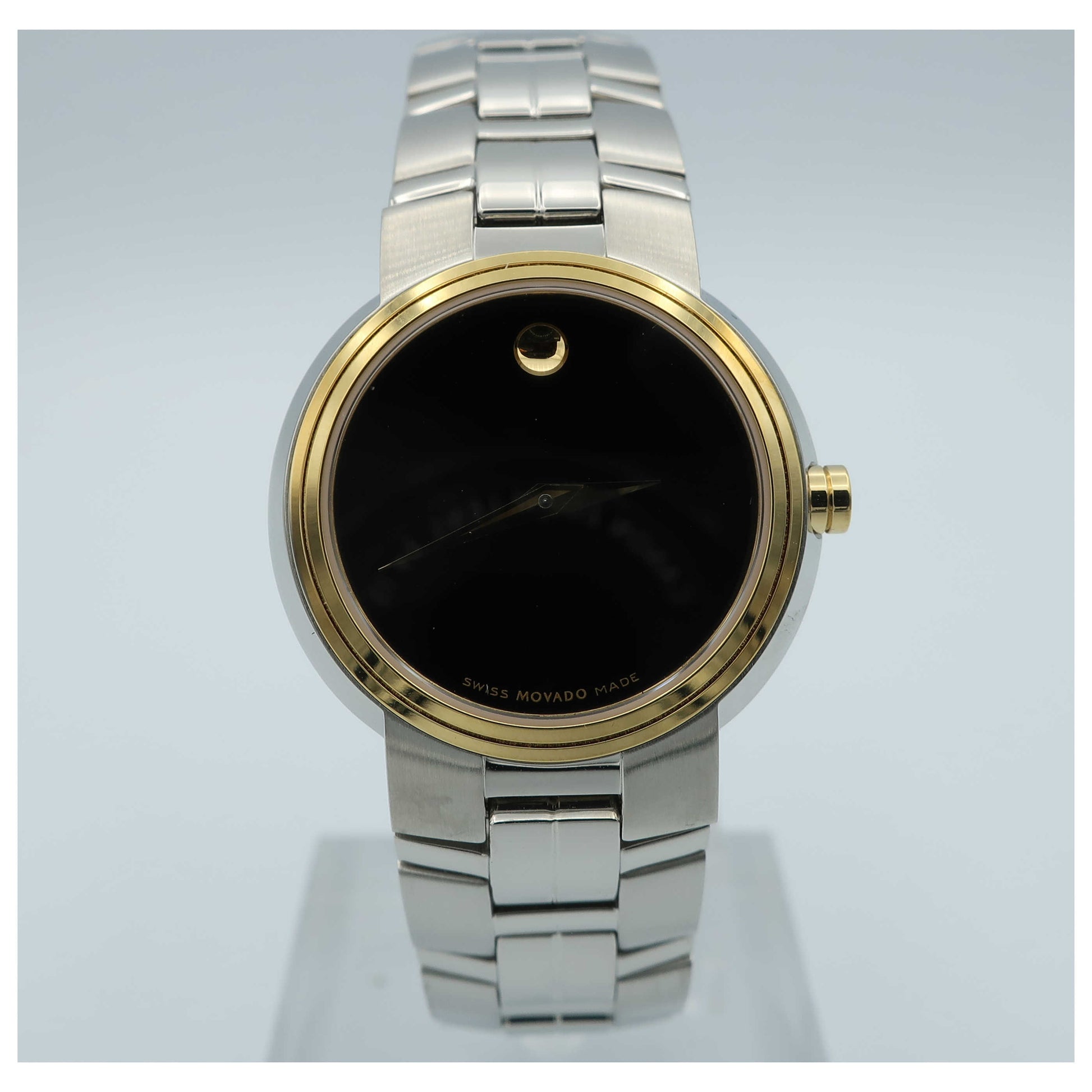 Front view of Movado Collection Men's Swiss Quartz (Battery-Powered) Watch 0605594-SD2