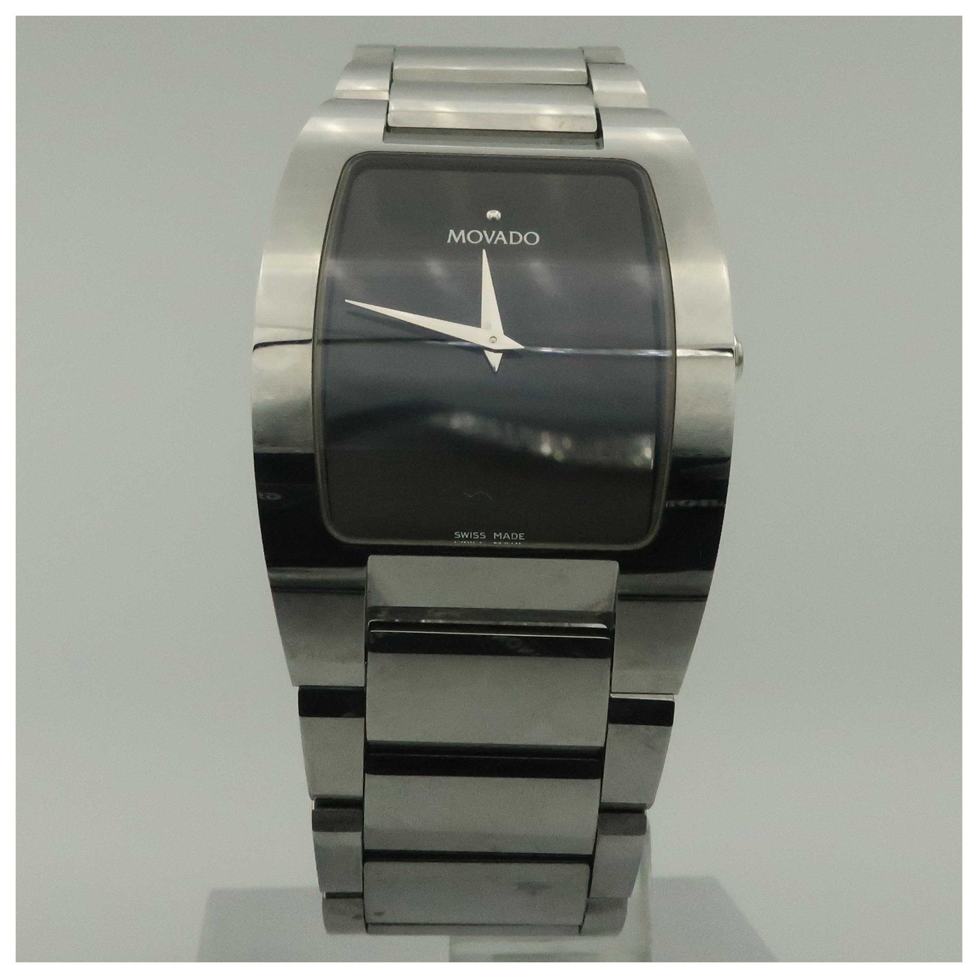 Front view of Movado Fiero Men's Swiss Quartz (Battery-Powered) Watch 0605621-PO2