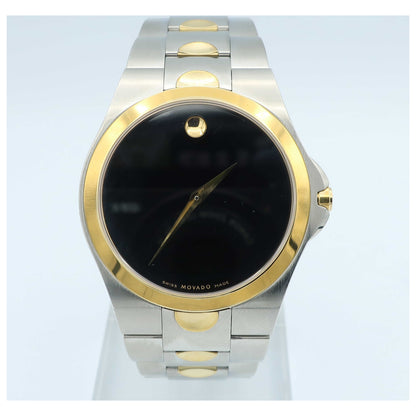 Front view of Movado Luno Men's Swiss Quartz (Battery-Powered) Watch 0605635-PO2
