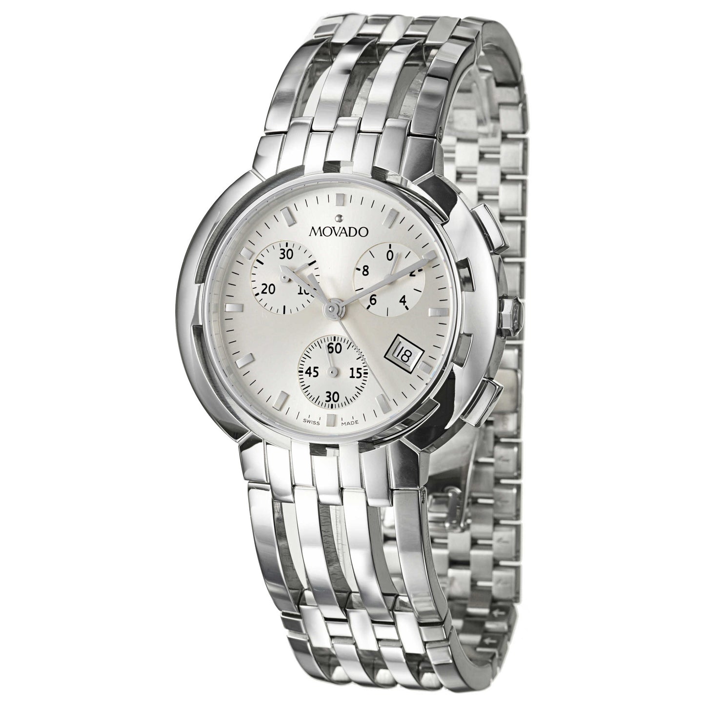 Front view of Movado Esperanza Men's Swiss Quartz (Battery-Powered) Watch 0605823