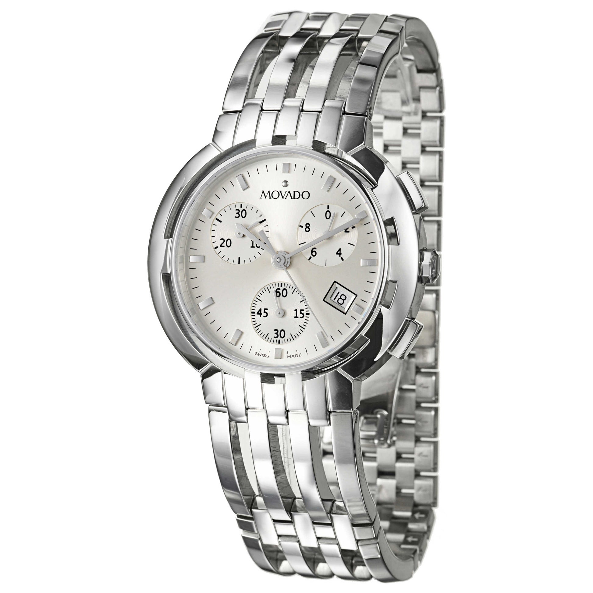 Front view of Movado Esperanza Men's Swiss Quartz (Battery-Powered) Watch 0605823