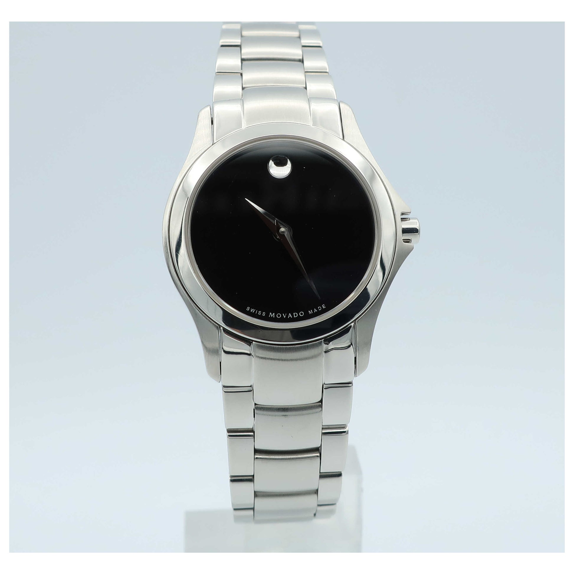 Front view of Movado Collection Women's Swiss Quartz (Battery-Powered) Watch 0605870-SD2
