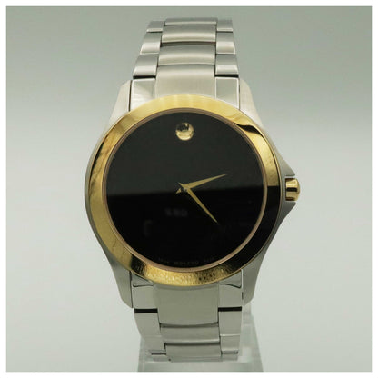Front view of Movado Masino Men's Swiss Quartz (Battery-Powered) Watch 0605871-SD3