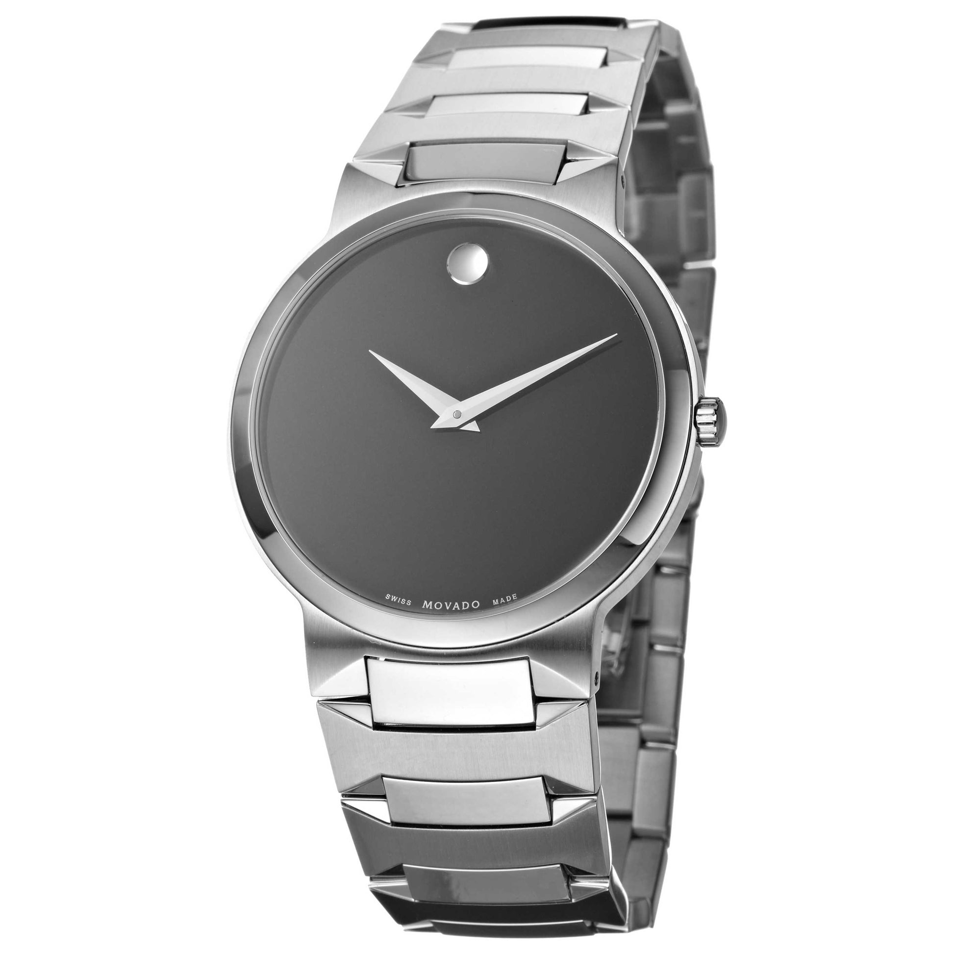 Front view of Movado Temo Men's Swiss Quartz (Battery-Powered) Watch 0605903