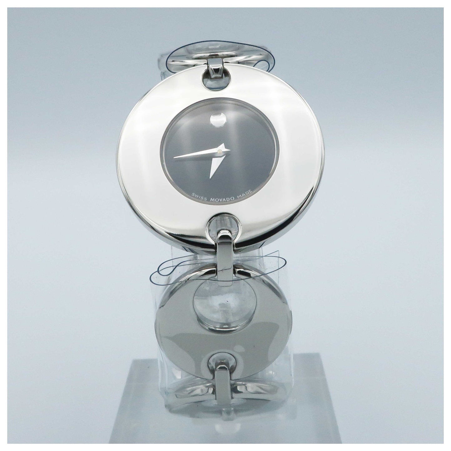 Front view of Movado Buleto Women's Swiss Quartz (Battery-Powered) Watch 0605921-PO