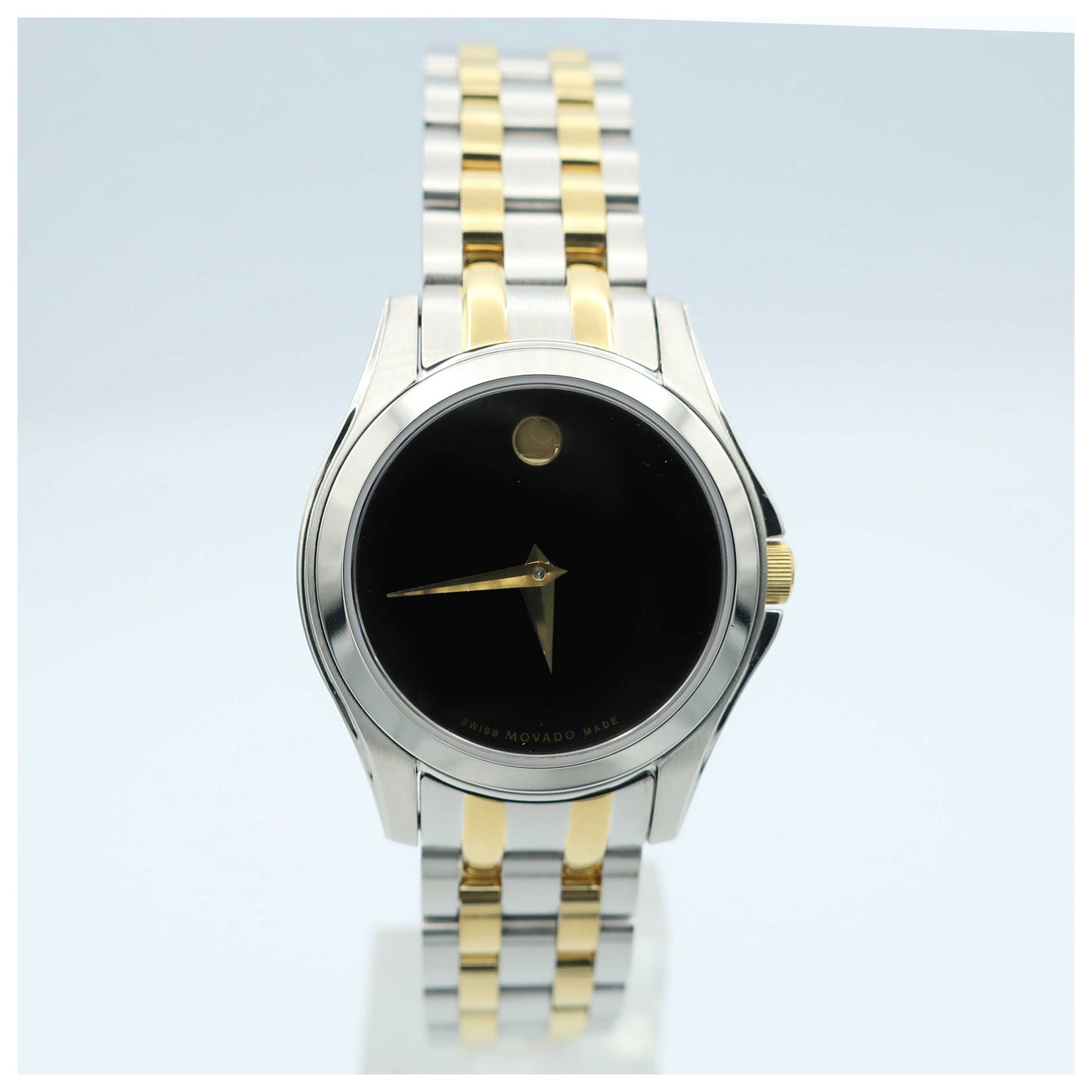 Front view of Movado Corporate Exclusive Women's Swiss Quartz (Battery-Powered) Watch 0605976-SD