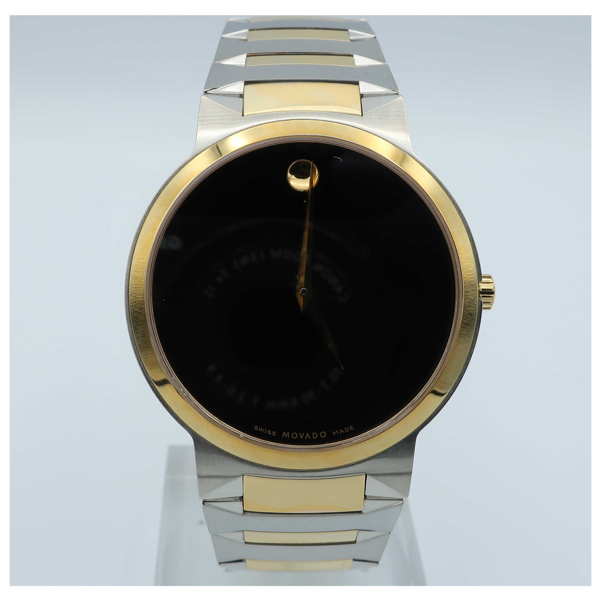 Front view of Movado Temo Men's Swiss Quartz (Battery-Powered) Watch 0606064-SD2