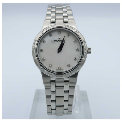 Front view of Movado Metio Women's Swiss Quartz (Battery-Powered) Watch 0606073-PO