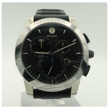 Front view of Movado Vizio Men's Swiss Quartz (Battery-Powered) Watch 0606082-PO