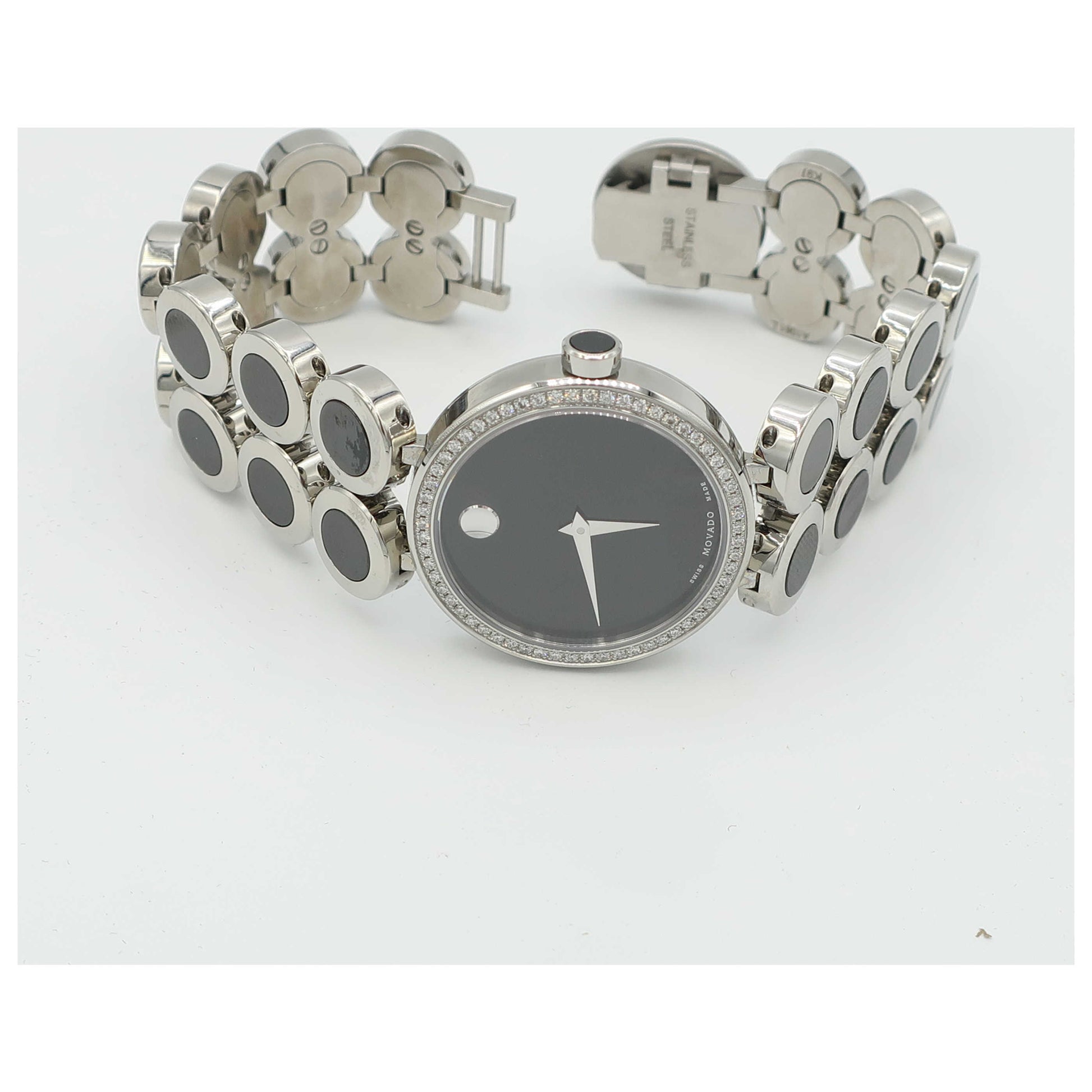 Movado Ono Moda Women's Swiss Quartz (Battery-Powered) Watch 0606096-SD2 - Image #8