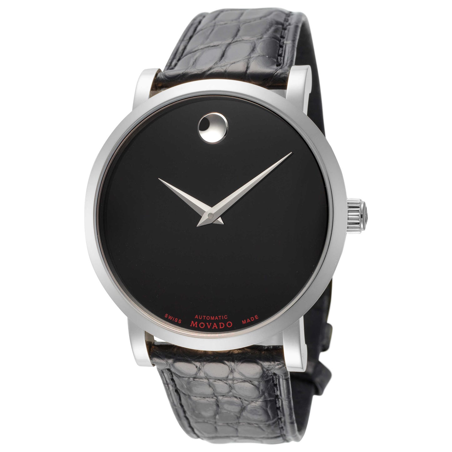 Front view of Movado Red Label Men's Automatic Watch 0606112