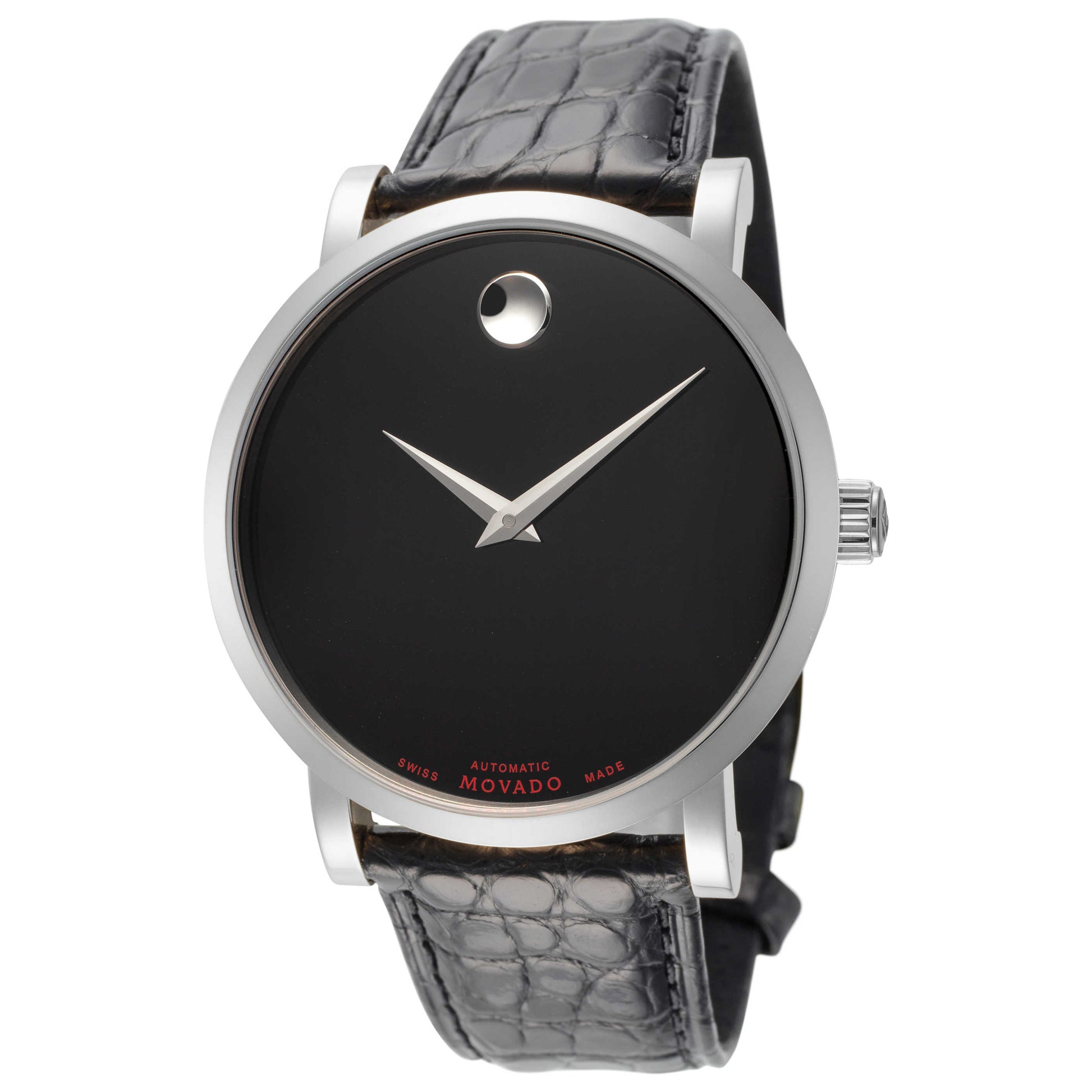 Front view of Movado Red Label Men's Automatic Watch 0606112