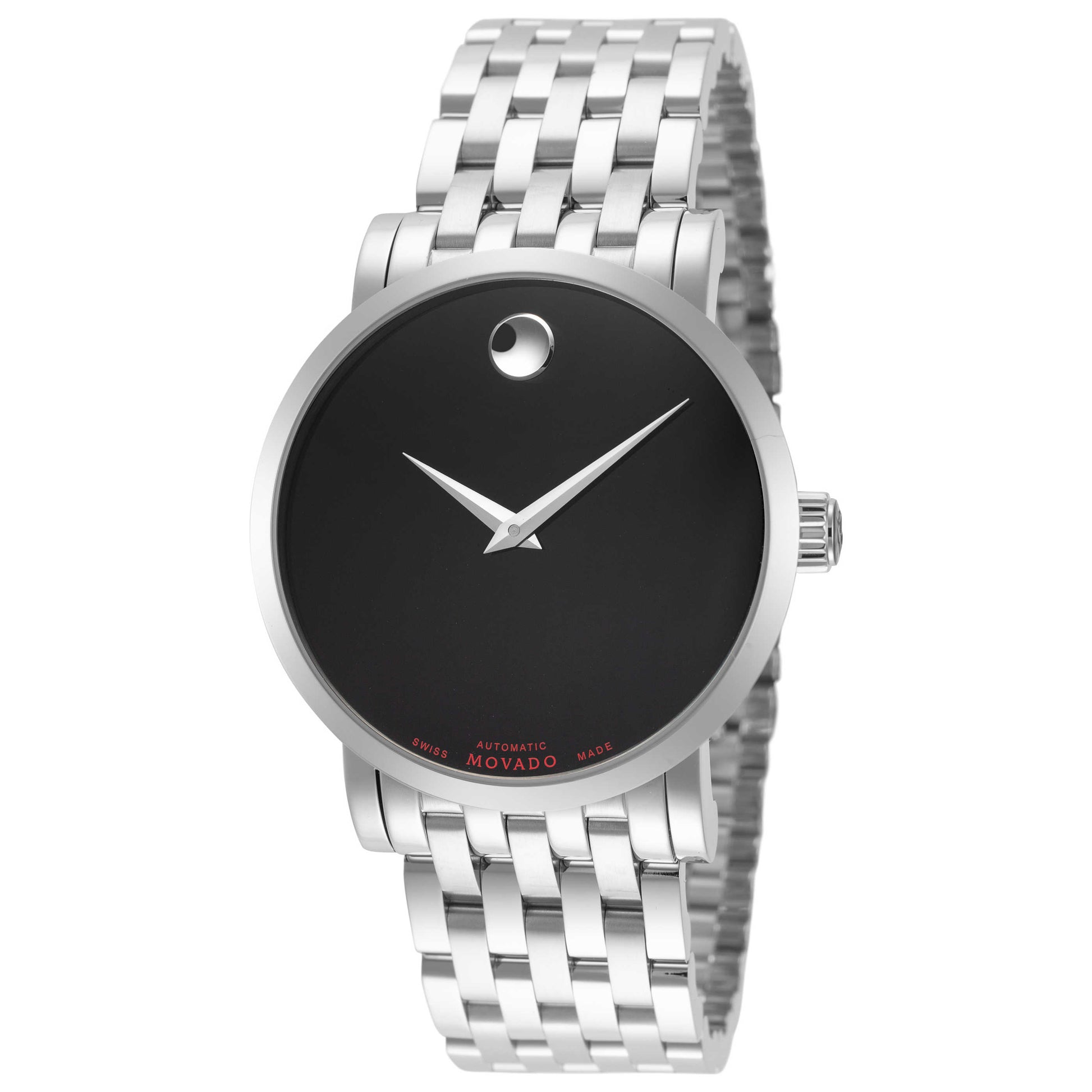 Front view of Movado Red Label Men's Automatic Watch 0606115