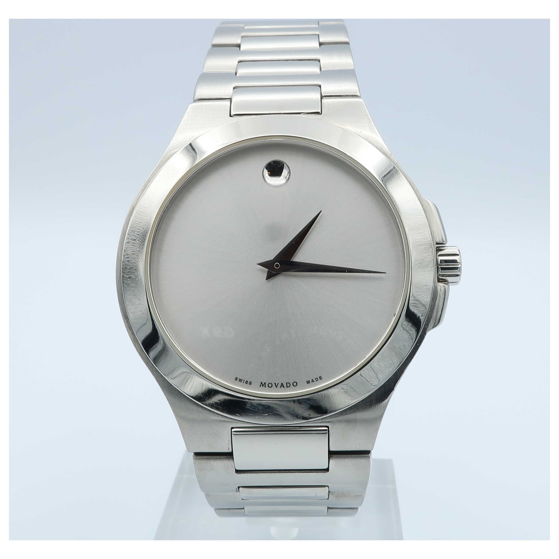 Front view of Movado Movado Collection Men's Swiss Quartz (Battery-Powered) Watch 0606165-SDV