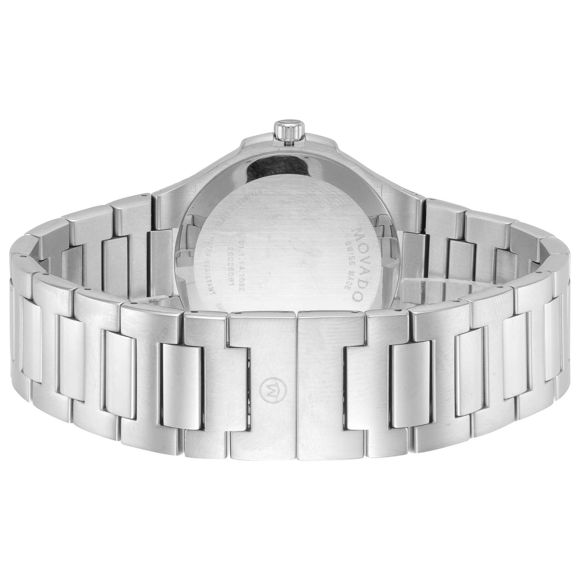 Back view of Movado Movado Collection Men's Quartz Watch 0606165
