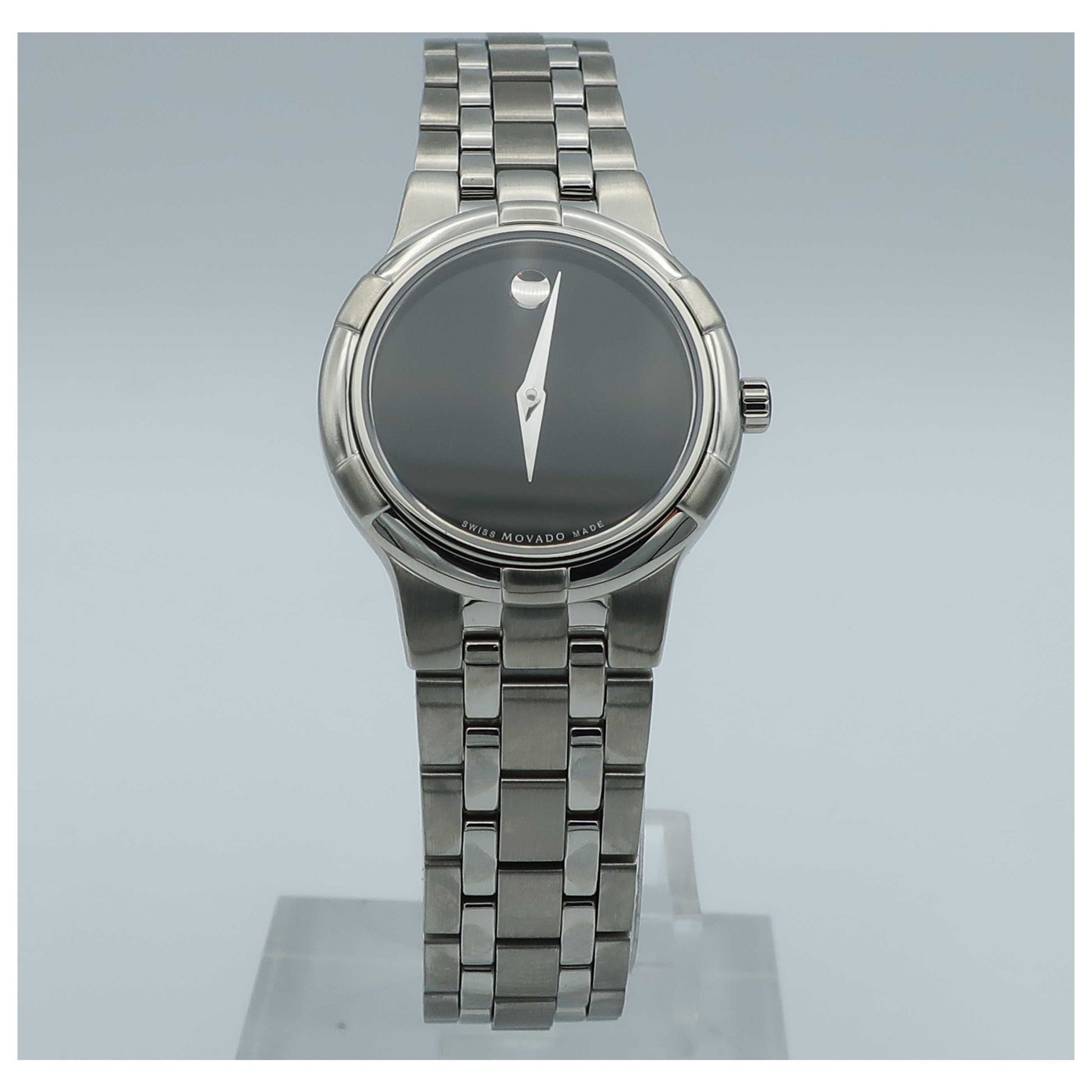 Front view of Movado Metio Women's Swiss Quartz (Battery-Powered) Watch 0606204-SD