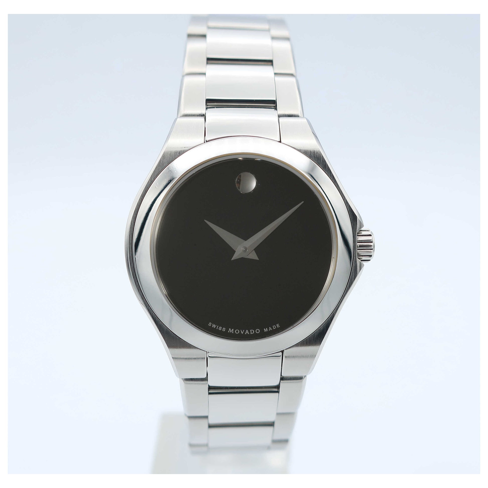 Front view of Movado Defio Women's Swiss Quartz (Battery-Powered) Watch 0606334-SD