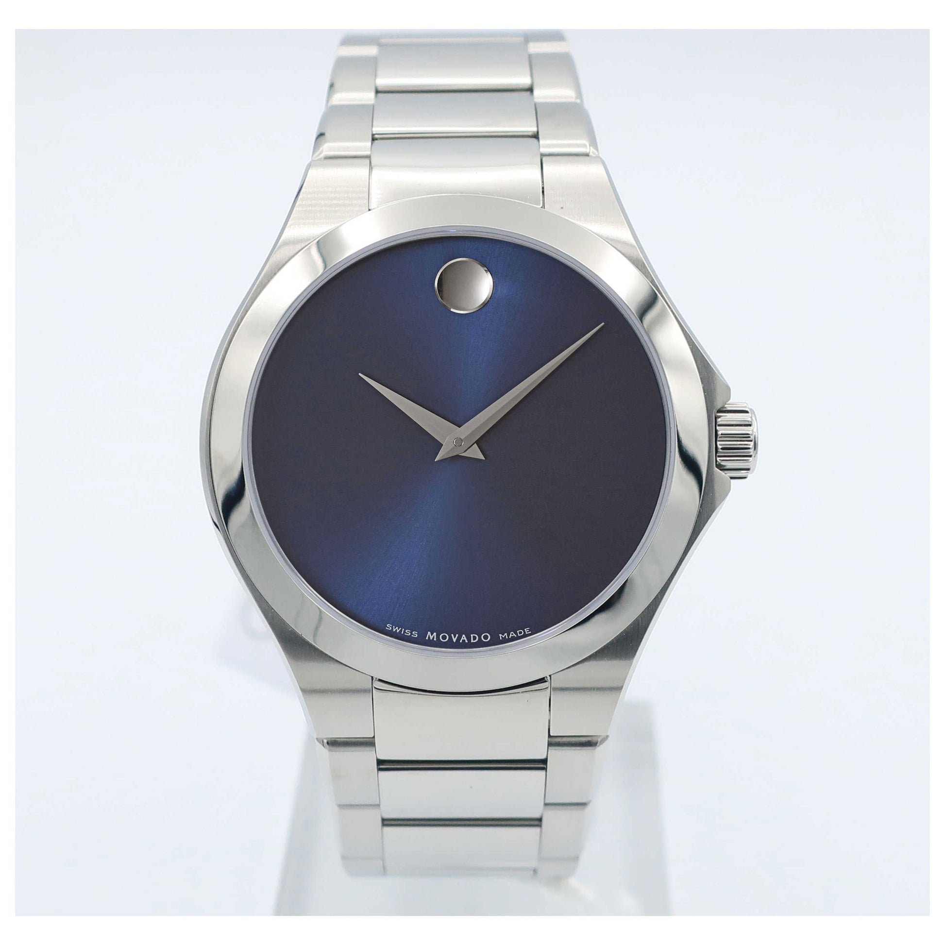 Front view of Movado Defio Men's Swiss Quartz (Battery-Powered) Watch 0606335-SD