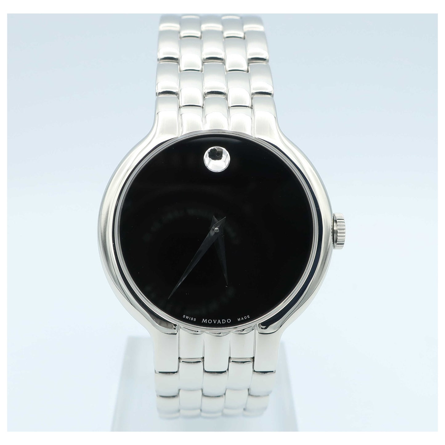Front view of Movado Veturi Men's Swiss Quartz (Battery-Powered) Watch 0606337-SD