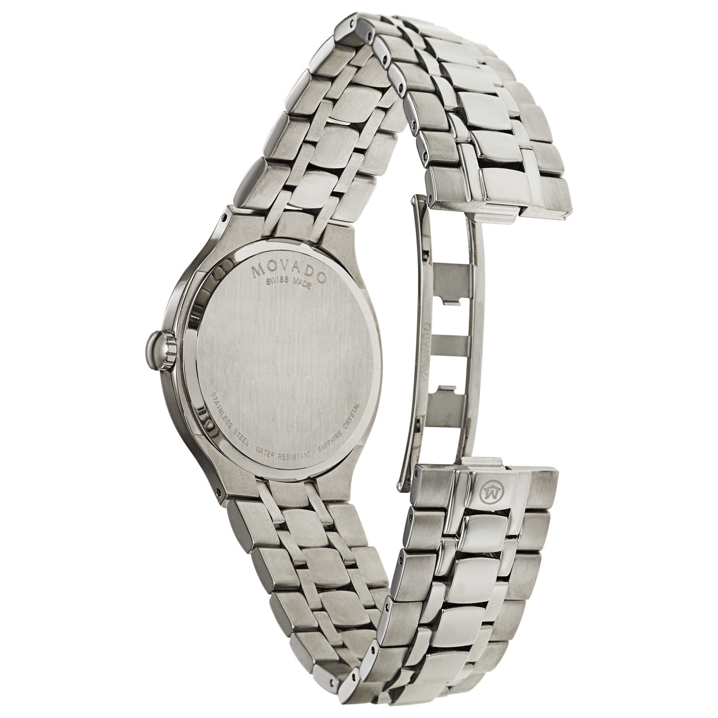 Back view of Movado Classic Men's Quartz Watch 0606369