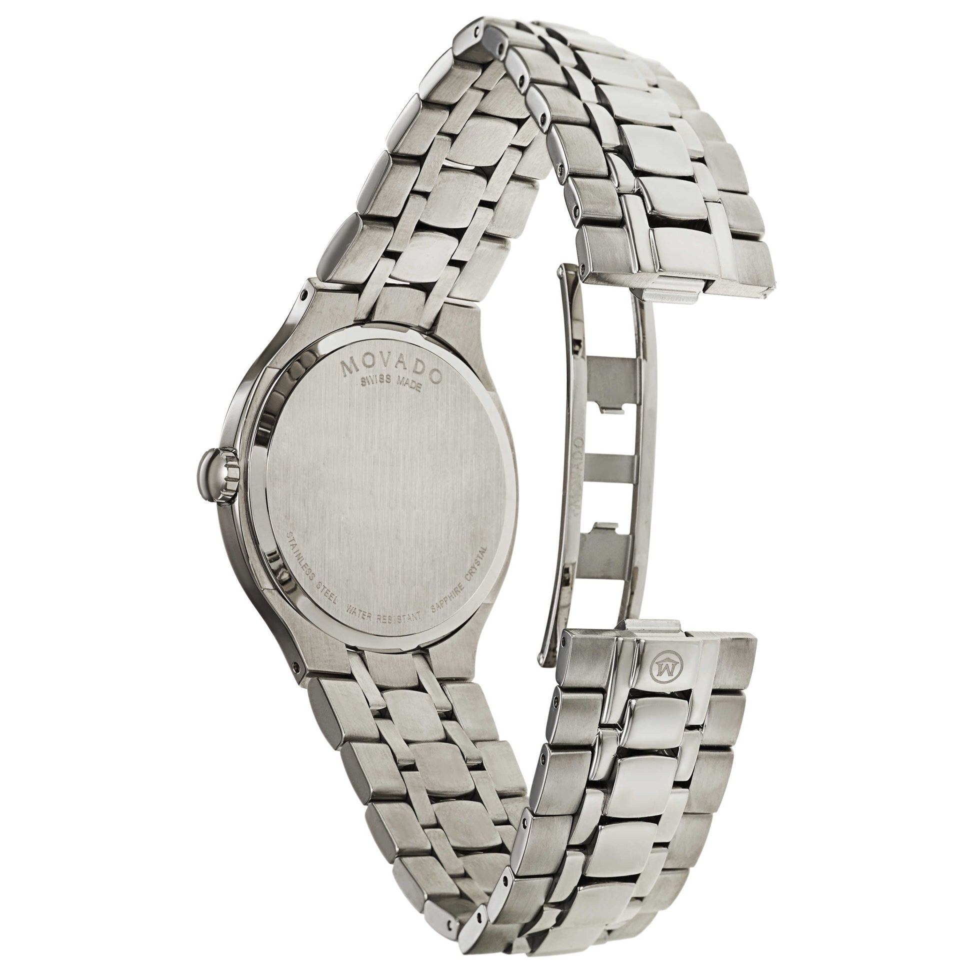Back view of Movado Classic Men's Quartz Watch 0606369